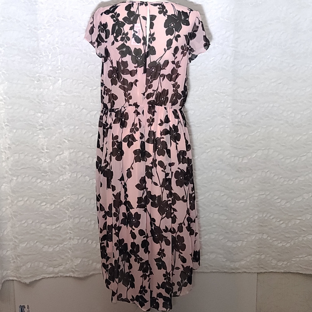 Cb established 1962 Maxi Dress Pink/ Black Size 12 - Picture 3 of 6